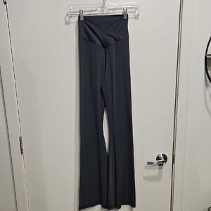 aerie High-Waist Black Wide-Leg Yoga Pants